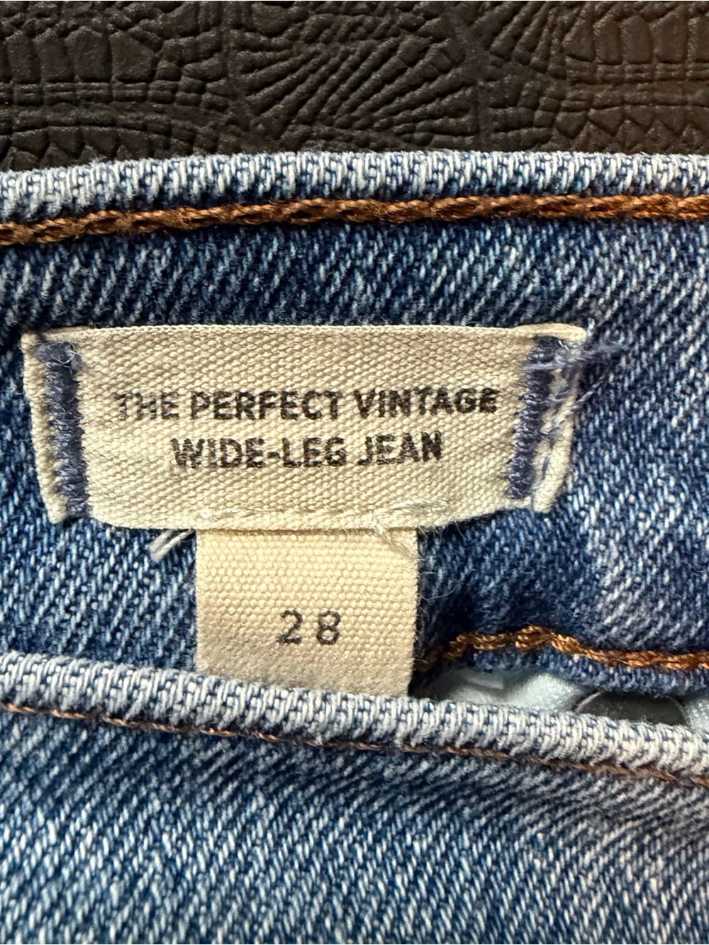 Madewell Light Blue Wide-Leg Jeans - Picture 3 of 3